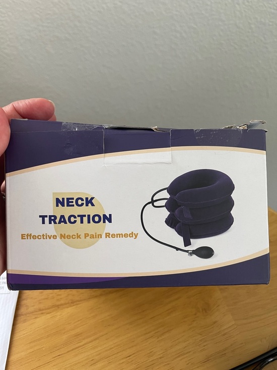 Other - Inflatable Neck Traction Collar - Deep Purple Support